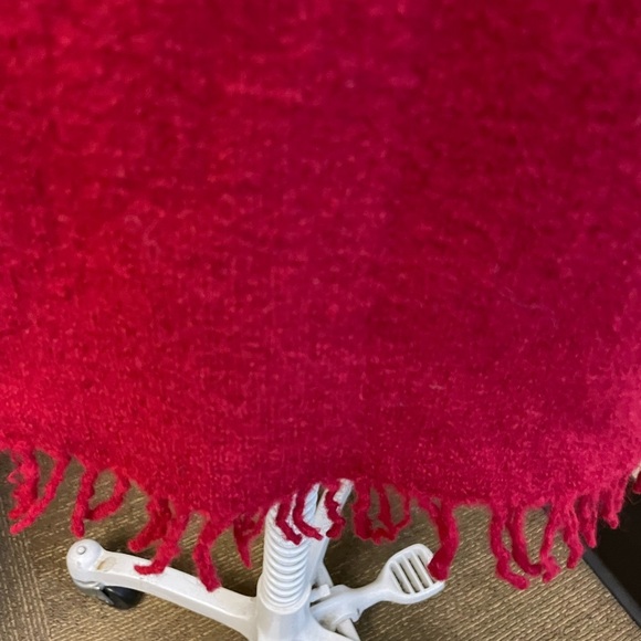 Proportion Petite 100% Wool fire engine red fringe theatre coat women’s size XS - Picture 6 of 9